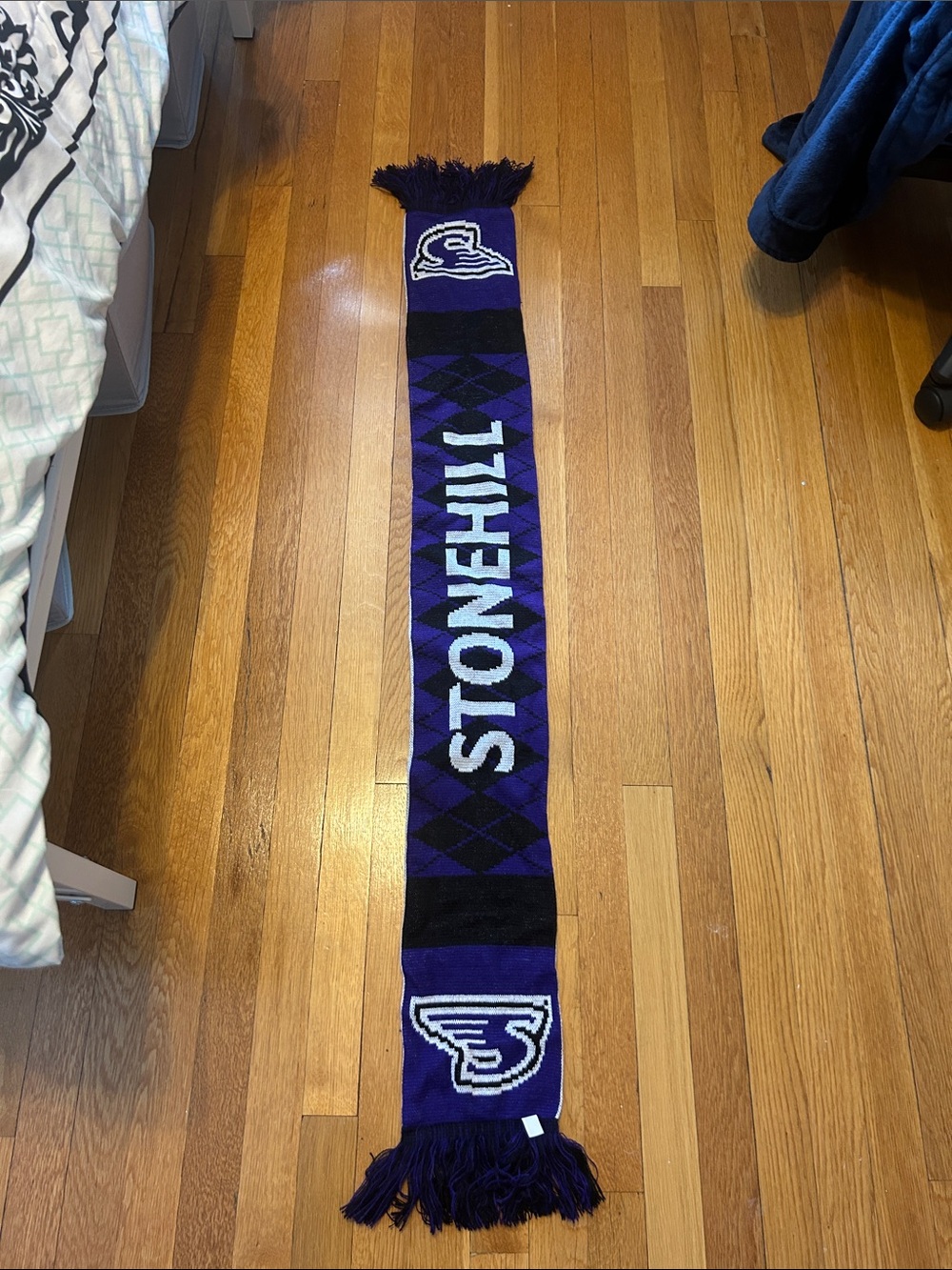 Stonehill Purple Logo Scarf